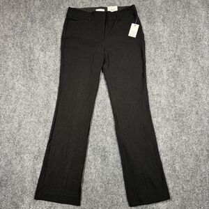Ophelia Roe NWT Dress Pants Bootcut Mid-Rise Black Women's Size 6 Pockets NWT